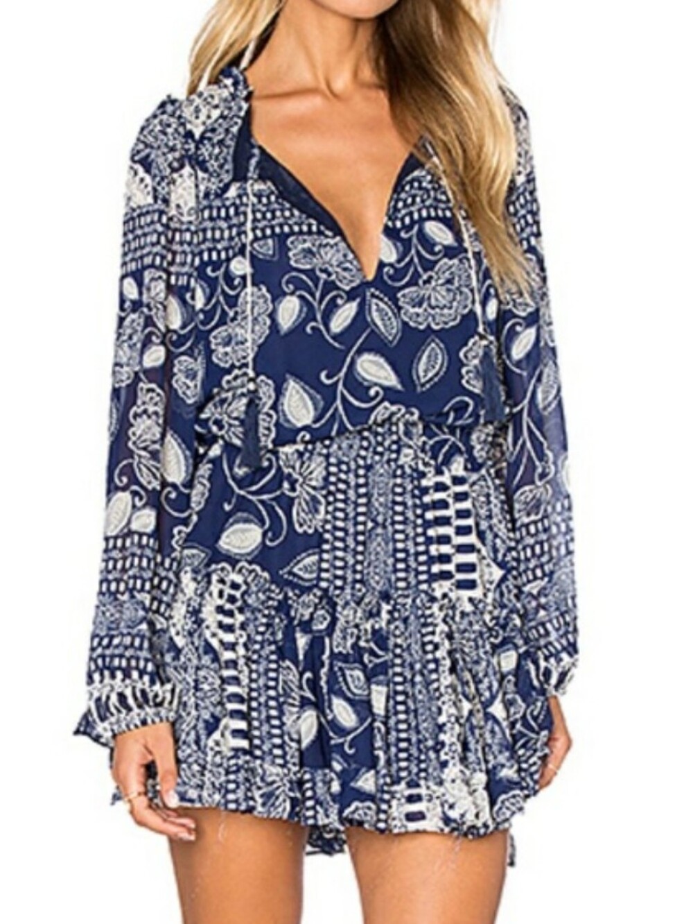 Misa Los Angeles Lorena Mini Dress In Blue Nile